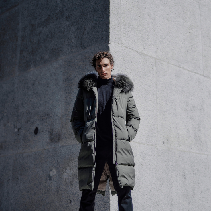 Pegaso Down Long Jacket